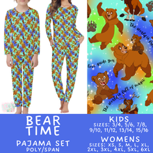 Load image into Gallery viewer, Batch #590 - Magical Family Pajamas - Closes 9/18 - ETA mid Nov - Bear Time Women's &amp; Kid's Pajama Set
