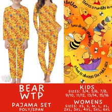 Load image into Gallery viewer, Batch #590 - Magical Family Pajamas - Closes 9/18 - ETA mid Nov - Bear WTP Women's &amp; Kid's Pajama Set
