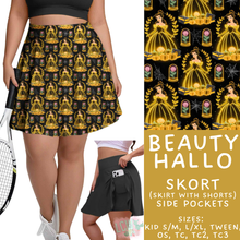 Load image into Gallery viewer, Batch #569 - Princess Halloween - Closes 8/14 - ETA early/mid Oct - Beauty Hallo Skort
