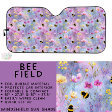 Load image into Gallery viewer, Batch #554 - Car Accessories 3 - Closes 7/10 - ETA early/mid Sept - Bee Field Windshield Sun Shade
