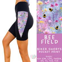 Load image into Gallery viewer, Batch #547 - Set in Style Collection - Closes 6/24 - ETA late August - Bee Field Pocket Print Biker Short
