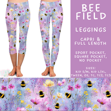 Load image into Gallery viewer, Batch #548 - May Request Run - Closes 6/26 - ETA late August - Bee Field Full and Capri Length Leggings
