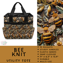 Load image into Gallery viewer, Batch #549 - Utility Tote 2 - Closes 6/29 - ETA late August - Bee Knit Utility Tote
