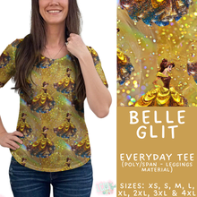 Load image into Gallery viewer, Batch #557 - Princess Glitter - Closes 7/17 - ETA mid Sept - Belle Glit Everyday Tank &amp; Tee
