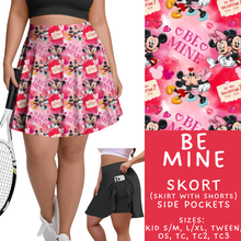 Load image into Gallery viewer, Batch #457 - Magical Character Love Collection - Closes 12/1 - ETA mid Jan - Be Mine Skort
