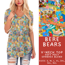 Load image into Gallery viewer, Batch #308 - Storybook Collection 2 - Closes 3/21 - ETA mid May - Bere Bears V-Neck Tee
