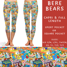 Load image into Gallery viewer, Batch #308 - Storybook Collection 2 - Closes 3/21 - ETA mid May - Bere Bears Full and Capri Length Leggings
