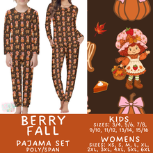 Load image into Gallery viewer, Batch #580 - Fall Family Pajamas 2 - Closes 9/4 - ETA early Nov - Berry Fall Women's &amp; Kid's Pajama Set
