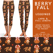 Load image into Gallery viewer, Batch #583 - Magical Character Fall - Closes 9/9 - ETA early Nov - Berry Fall Full and Capri Length Leggings
