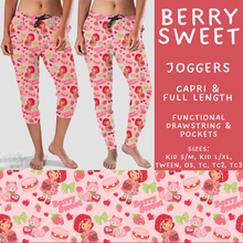 Load image into Gallery viewer, Batch #601 - Cool Characters 19 - Closes 10/21 - ETA mid Dec - Berry Sweet Full and Capri Length Joggers
