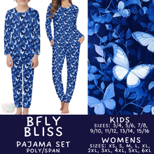 Load image into Gallery viewer, Batch #587 - Family Pajamas 2 - Closes 9/18 - ETA mid Nov - Bfly Bliss Women's &amp; Kid's Pajama Set
