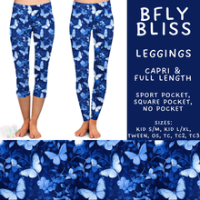 Load image into Gallery viewer, Batch #575 - Fun Run 26 - Closes 8/26 - ETA late October - Bfly Bliss Full and Capri Length Leggings
