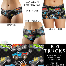 Load image into Gallery viewer, Batch #340 - Comfortable Underwear 4 - Closes 5/16 - ETA early July - Big Trucks Women&#39;s Underwear
