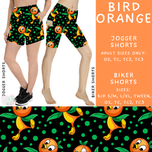Load image into Gallery viewer, Ready To Ship - Bird Orange Biker Shorts - OS
