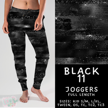 Load image into Gallery viewer, Batch #459 - Black Collection - Closes 12/4 - ETA late Jan - Black 11 Joggers
