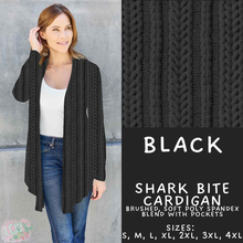 Load image into Gallery viewer, Batch #596 - Sweater Weather - Closes 10/9 - ETA early Dec - Black Cardigan
