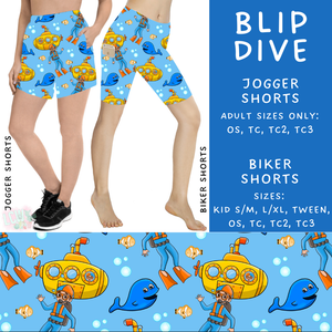 Batch #339 - Character Summer - Closes 5/15 - ETA mid July - Blip Dive Biker & Jogger Shorts