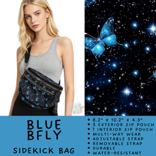 Load image into Gallery viewer, Batch #604 - Sidekick Bag 3 - Closes 10/26 - ETA mid/late Dec - Blue BFly Sidekick Bag
