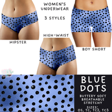 Load image into Gallery viewer, Batch #340 - Comfortable Underwear 4 - Closes 5/16 - ETA early July - Blue Dots Women&#39;s Underwear

