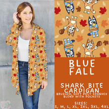 Load image into Gallery viewer, Batch #583 - Magical Character Fall - Closes 9/9 - ETA early Nov - Blue Fall Cardigan
