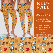 Load image into Gallery viewer, Batch #583 - Magical Character Fall - Closes 9/9 - ETA early Nov - Blue Fall Full and Capri Length Joggers
