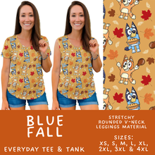 Load image into Gallery viewer, Batch #583 - Magical Character Fall - Closes 9/9 - ETA early Nov - Blue Fall Everyday Tank &amp; Tee
