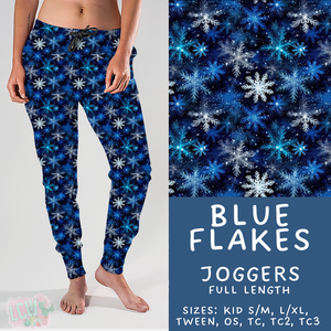 Batch #439 - Winter Watercolor 2 - Closes 10/30 - ETA mid Dec - Blue Flakes Joggers
