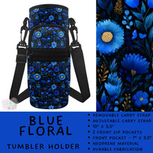 Load image into Gallery viewer, Batch #551 - Tumbler Holder 2 - Closes 7/3 - ETA early Sept - Blue Floral Tumbler Holder
