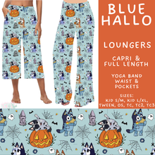 Load image into Gallery viewer, Batch #567 - Magical Character Halloween - Closes 8/10 - ETA early Oct - Blue Hallo Capri and Full Length Loungers
