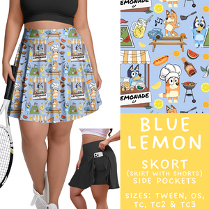 Batch #339 - Character Summer - Closes 5/15 - ETA mid July - Blue Lemon Skort