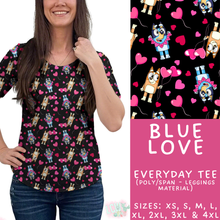 Load image into Gallery viewer, Batch #457 - Magical Character Love Collection - Closes 12/1 - ETA mid Jan - Blue Love Everyday Tee

