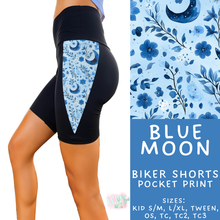 Load image into Gallery viewer, Batch #547 - Set in Style Collection - Closes 6/24 - ETA late August - Blue Moon Pocket Print Biker Short
