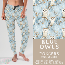 Load image into Gallery viewer, Batch #439 - Winter Watercolor 2 - Closes 10/30 - ETA mid Dec - Blue Owls Joggers
