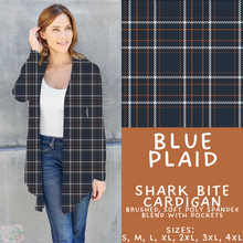 Load image into Gallery viewer, Batch #582 - Hello Fall 3 - Closes 9/7 - ETA early Nov - Blue Plaid Cardigan
