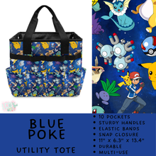 Load image into Gallery viewer, Batch #549 - Utility Tote 2 - Closes 6/29 - ETA late August - Blue Poke Utility Tote
