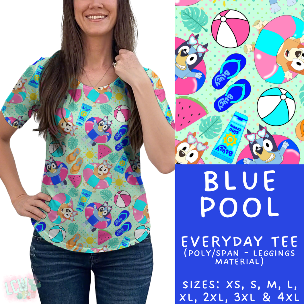 Batch #339 - Character Summer - Closes 5/15 - ETA mid July - Blue Pool Everyday Tee