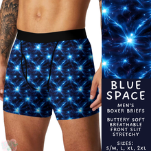 Load image into Gallery viewer, Batch #340 - Comfortable Underwear 4 - Closes 5/16 - ETA early July - Blue Space Men&#39;s Boxer Briefs
