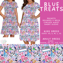 Load image into Gallery viewer, Batch #555 - Cool Characters 7 - Closes 7/13 - ETA mid Sept - Blue Treats Adult &amp; Kids Dresses
