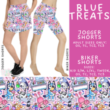Load image into Gallery viewer, Batch #555 - Cool Characters 7 - Closes 7/13 - ETA mid Sept - Blue Treats Biker &amp; Jogger Shorts
