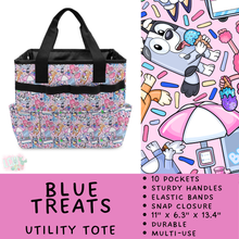 Load image into Gallery viewer, Batch #549 - Utility Tote 2 - Closes 6/29 - ETA late August - Blue Treats Utility Tote
