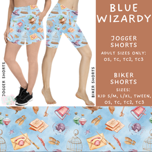 Load image into Gallery viewer, Batch #370 - Fun Run 12 - Closes 7/8 - ETA early Sept - Blue Wizardy Biker &amp; Jogger Shorts
