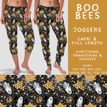 Load image into Gallery viewer, Batch #556 - Halloween 3 - Closes 7/15 - ETA mid Sept - Boo Bees Full and Capri Length Joggers
