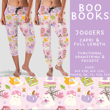 Load image into Gallery viewer, Batch #566 - Halloween 5 - Closes 8/7 - ETA early October - Boo Books Full and Capri Length Joggers

