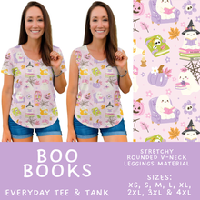Load image into Gallery viewer, Batch #566 - Halloween 5 - Closes 8/7 - ETA early October - Boo Books Everyday Tank &amp; Tee
