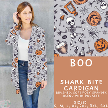 Load image into Gallery viewer, Batch #566 - Halloween 5 - Closes 8/7 - ETA early October - Boo Cardigan
