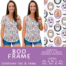 Load image into Gallery viewer, Batch #568 - Halloween Spooky Sets 3 - Closes 8/12 - ETA early October - Boo Frame Everyday Tank &amp; Tee
