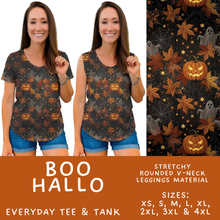 Load image into Gallery viewer, Batch #574 - HalloThanksMas - Closes 8/24 - ETA mid/late October - Boo Hallo Everyday Tank &amp; Tee

