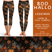 Load image into Gallery viewer, Batch #574 - HalloThanksMas - Closes 8/24 - ETA mid/late October - Boo Hallo Full and Capri Length Leggings
