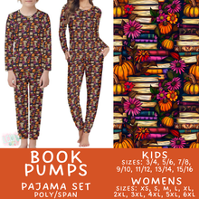 Load image into Gallery viewer, Batch #580 - Fall Family Pajamas 2 - Closes 9/4 - ETA early Nov - Book Pumps Women's &amp; Kid's Pajama Set
