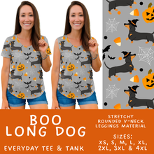 Load image into Gallery viewer, Batch #568 - Halloween Spooky Sets 3 - Closes 8/12 - ETA early October - Boo Long Dog Everyday Tank &amp; Tee
